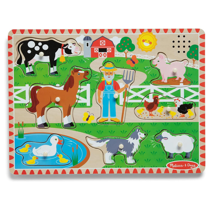 Melissa & Doug Old MacDonald's Farm Sound Puzzle (English version)