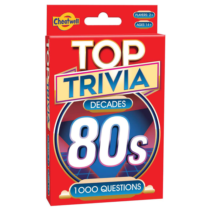 Top Trivia Decades 80s Card Game