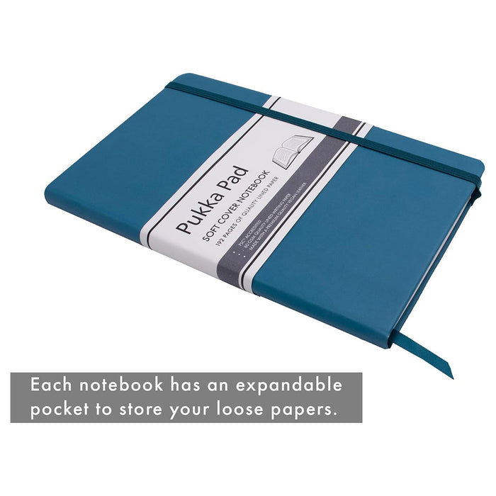 Pukka Pad Signature Soft Cover Notebook Teal