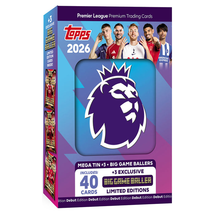 Topps Premier League 2025/26 Premium Trading Cards Mega Tin #3 Big Game Ballers