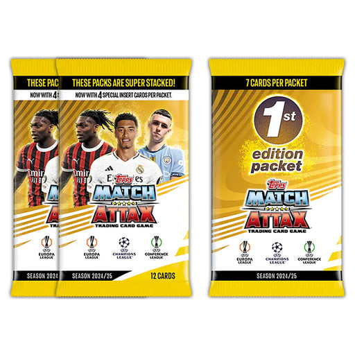 Topps Match Attax UEFA Trading Card Game 2024/25 1st Edition Multipack