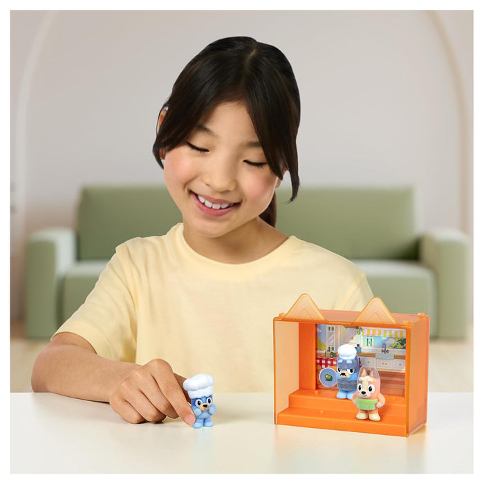 Bluey Fuzzies Episode Pack: Pavlova Display Case & Figures