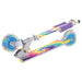 Ozbozz Tie Dye Light Up Scooter
