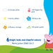 Staedtler Peppa Pig Noris Junior Sidewalk Chalks (6 Pack)