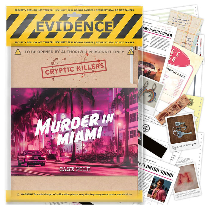 Cryptic Killers: Murder in Miami Game
