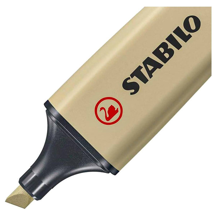 STABILO BOSS ORIGINAL NatureCOLORS Textmarker Mud Green, Sienna, Umber, Black (4 Pack)