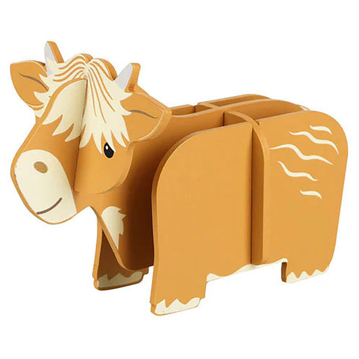 Orange Tree Toys Wooden Highland Cow 3D Model