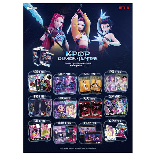 K-POP Demon Hunters Collectible Trading Cards Energy Edition Series 1