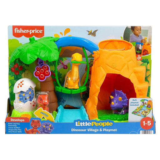 Fisher-Price Little People Dinosaur Village & Playmat