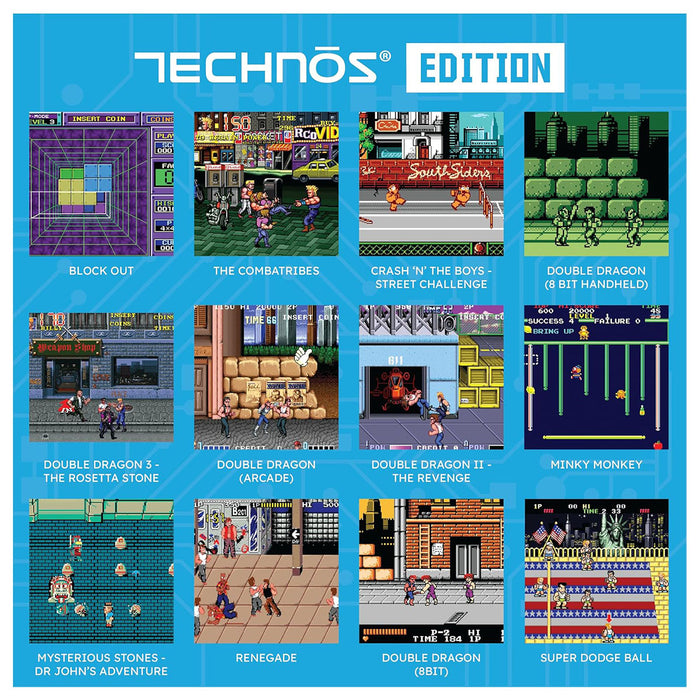 Hyper Mega Tech Super Pocket Technos Edition 15 Classics Games Console 