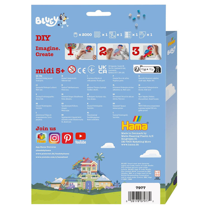 Hama Bluey 2000 Ironing Beads Set