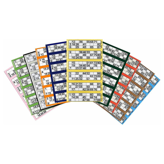 Jumbo Bingo Tickets 21 x 12cm