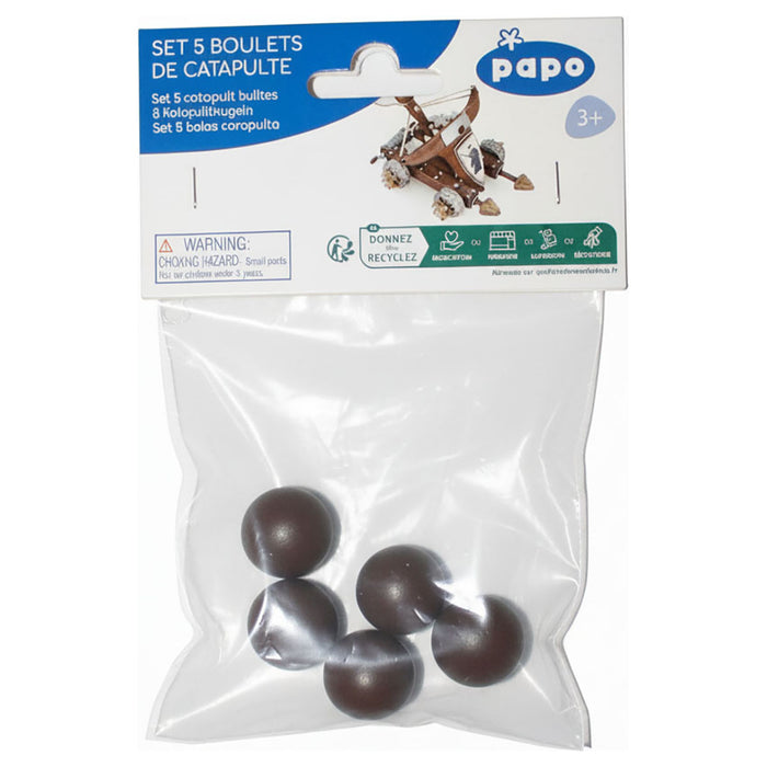 Papo Fantasy World Catapult Balls (5 Pack)