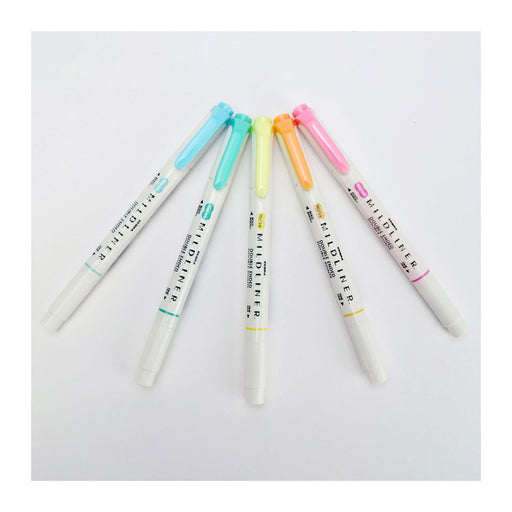 Zebra Mildliner 5 Pack Fluorescent