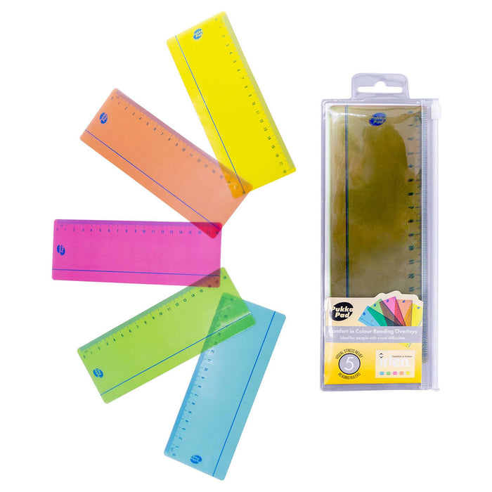 Pukka Pad Irlen Reading Overlays (5 Pack)