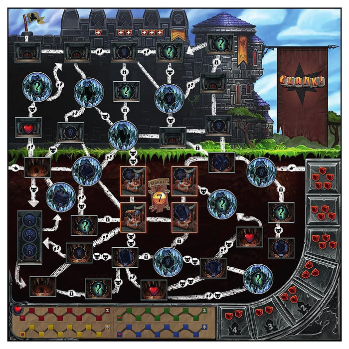 Clank!: A Deck-Building Adventure Board Game