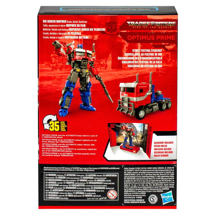 Transformers Rise of the Beasts: Studio Series Voyager Class Optimus Prime Figure