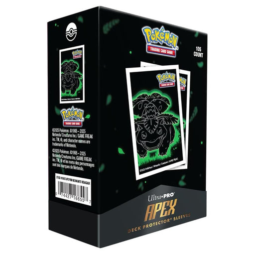Pokémon Neon Kanto Ultra-Pro Apex Deck Protector Sleeves Venusaur (105 Pack)