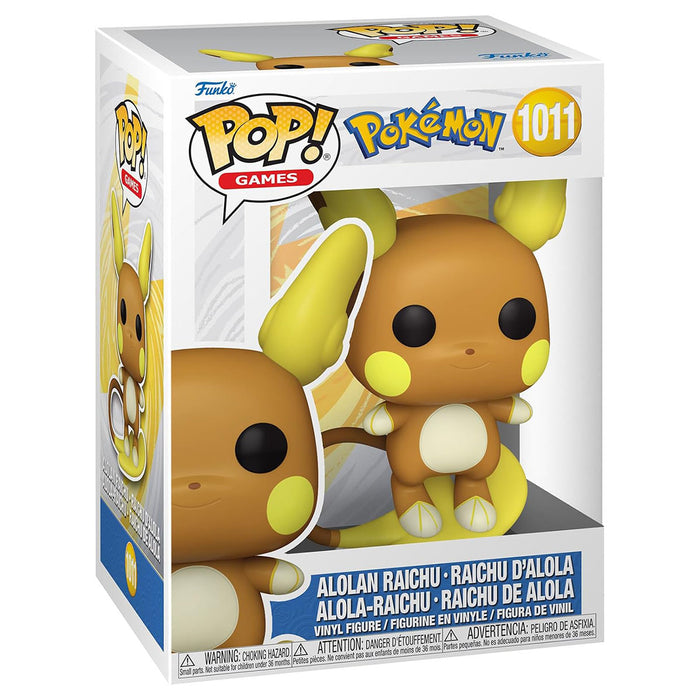 Funko Pop! Games: Pokémon Alolan Raichu Vinyl Figure #1011