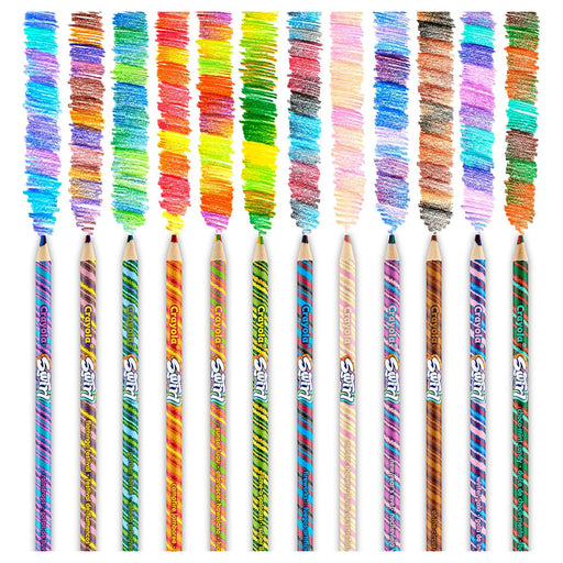 Crayola Swirl Coloured Pencils (12 Pack)
