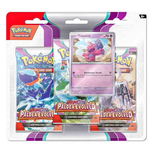 Pokémon TCG: Scarlet & Violet 2: Paldea Evolved 3-Pack Booster Tinkatink
