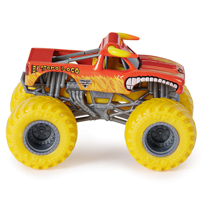 Monster Jam EL Toro Vs Pirate Curse 1:64 Die-cast Vehicles (2 Pack)