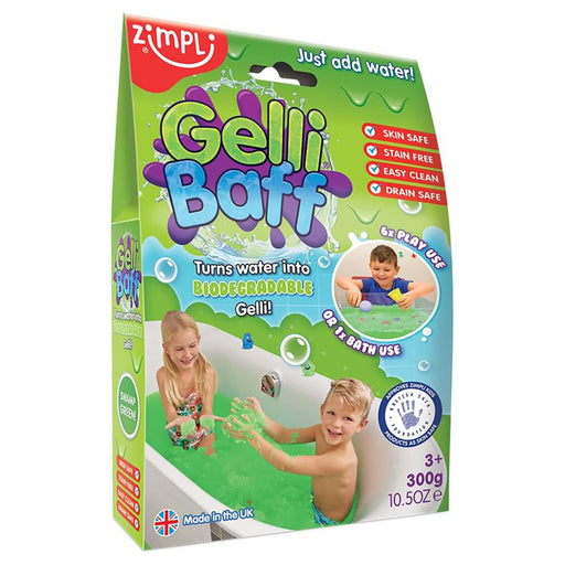 Zimpli Gelli Baff Green Sensory Bath Fun