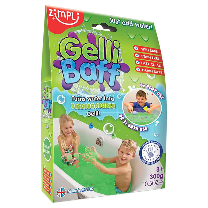 Zimpli Gelli Baff Green Sensory Bath Fun