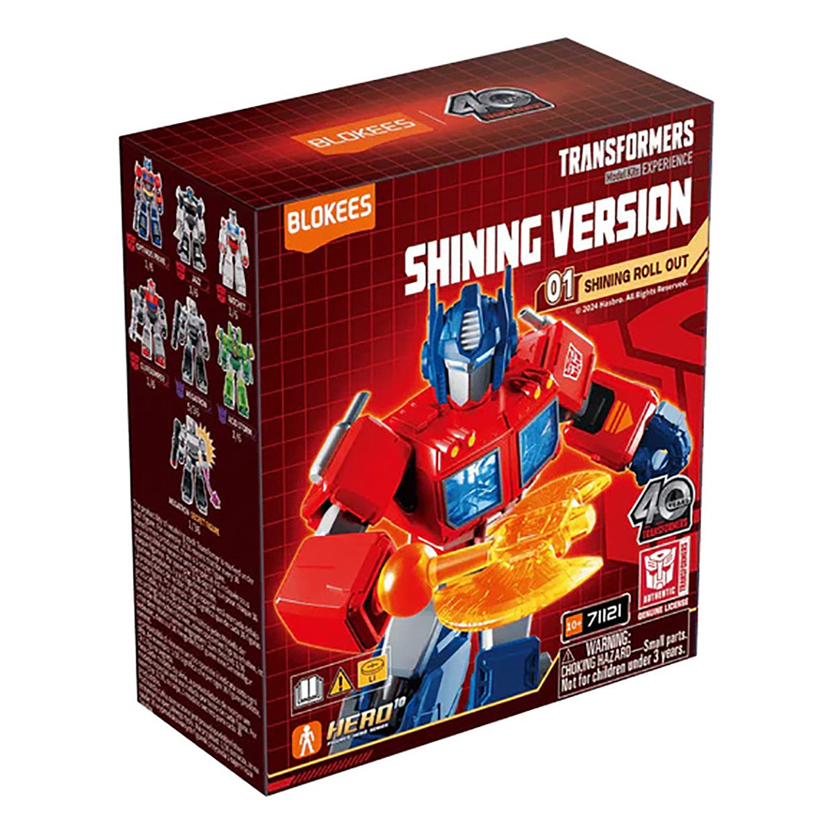 Transformers 40 Years: Shining Version 01: Shining Roll Out Figure (st ...