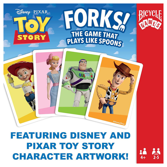 Disney Pixar Toy Story Forks Card Game