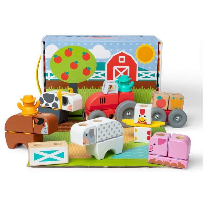 Melissa & Doug Blockables Farm Building Set
