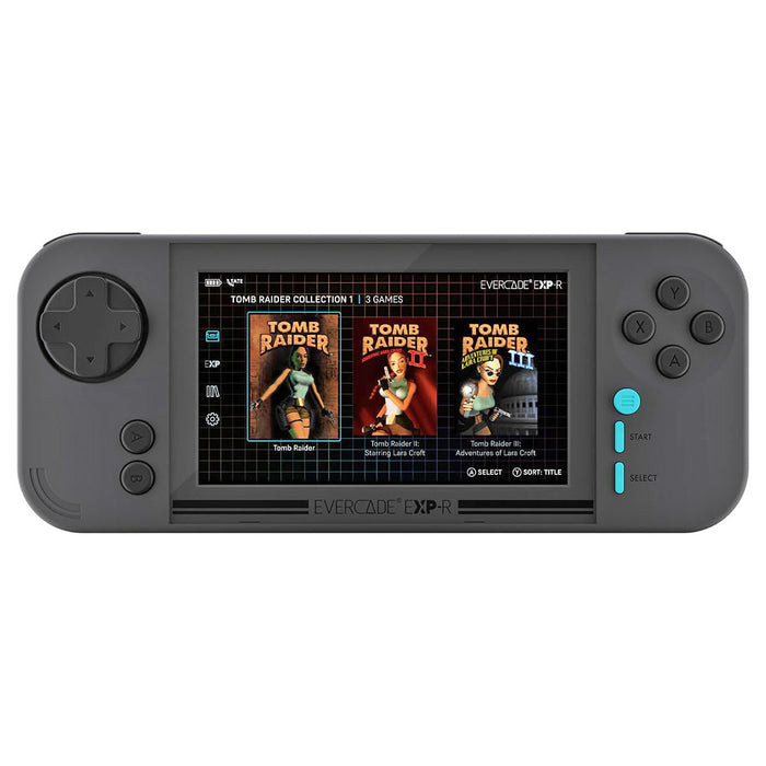 Evercade EXP-R Tomb Raider Collection 1 Console and Games Cartridge