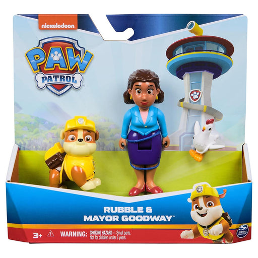 PAW Patrol Rubble & Mayor Goodway Figure Set