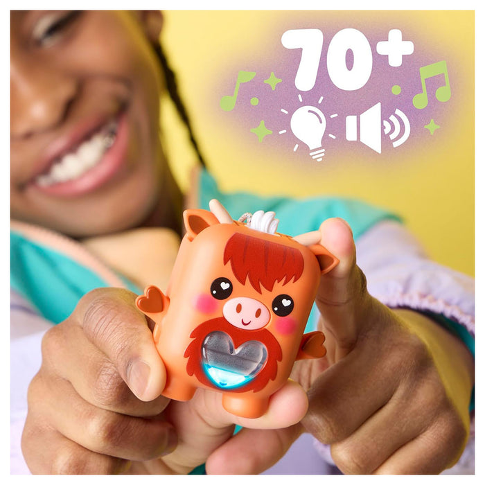 Nano-mals Cowbert the Highland Cow Interactive Pet