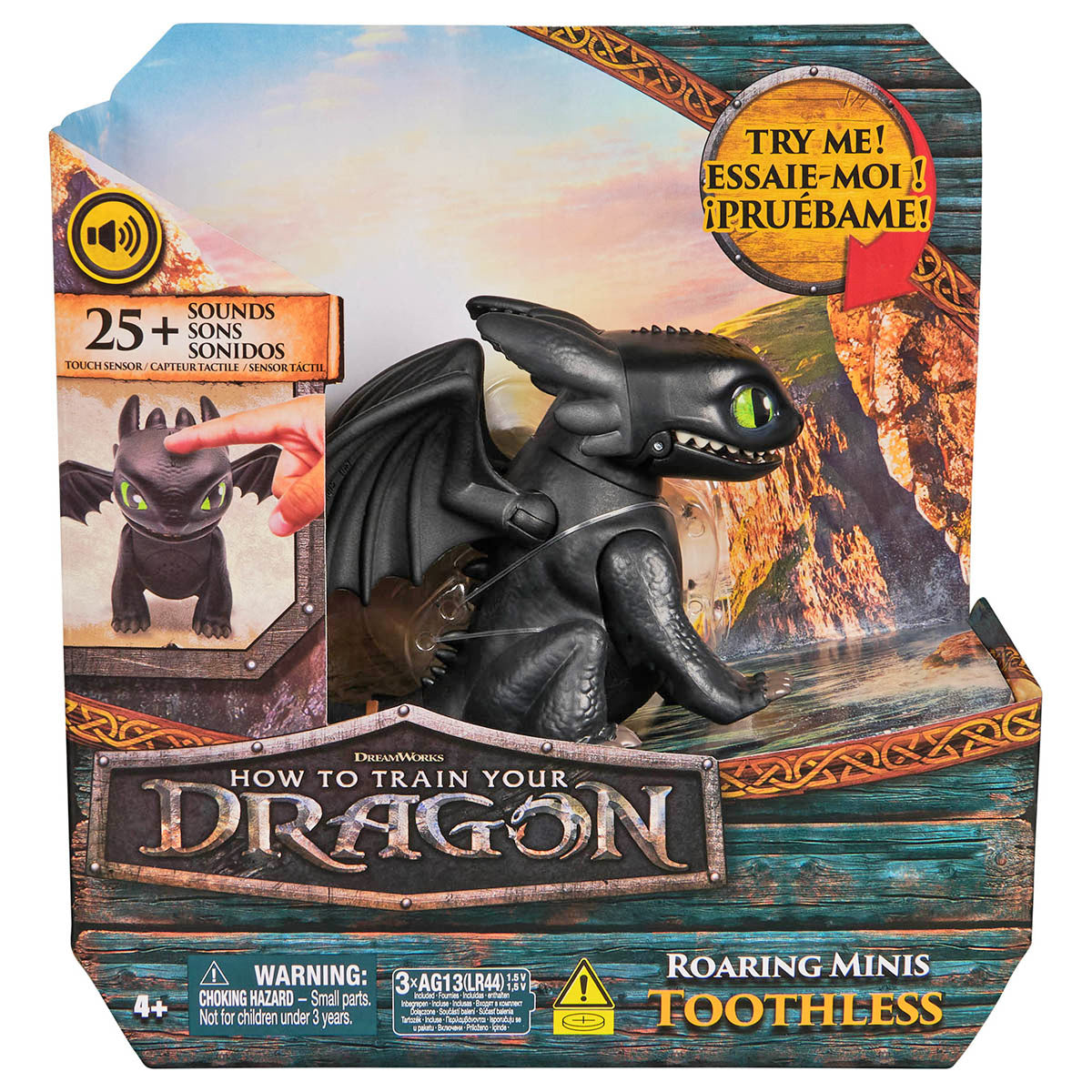 How to Train Your Dragon: Roaring Minis Toothless Interactive Figure ...