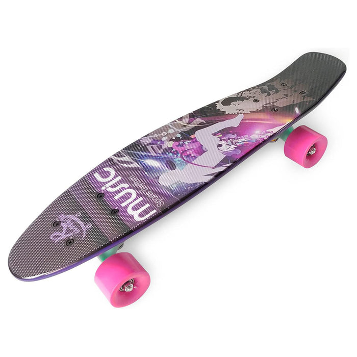 Ozbozz Mirror Graphics Plastic Skateboard (styles vary)
