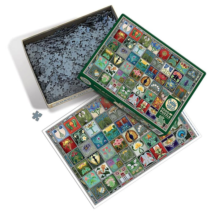 Cobble Hill Art Nouveau Tiles 1000 Piece Jigsaw Puzzle
