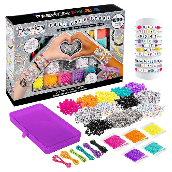 Fashion Angels Tell Your Story Alphabet Bead Jewellery Design Kit
