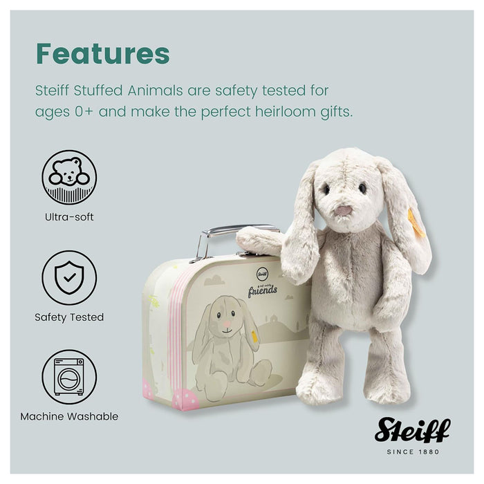 Steiff Hoppie Rabbit & Suitcase Soft Toy