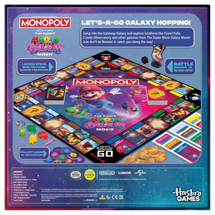 Monopoly The Super Mario Galaxy Movie Board Game