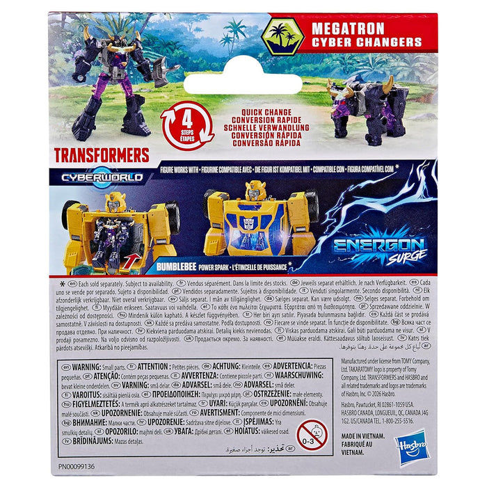 Transformers Cyberworld Megatron Cyber Changers Energon Surge Action Figure