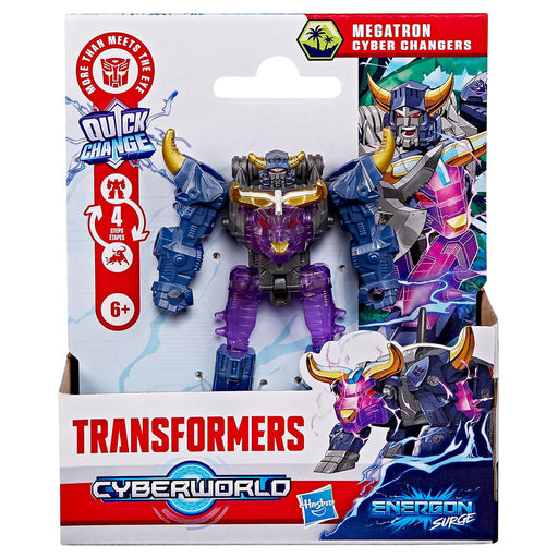 Transformers Cyberworld Megatron Cyber Changers Energon Surge Action Figure