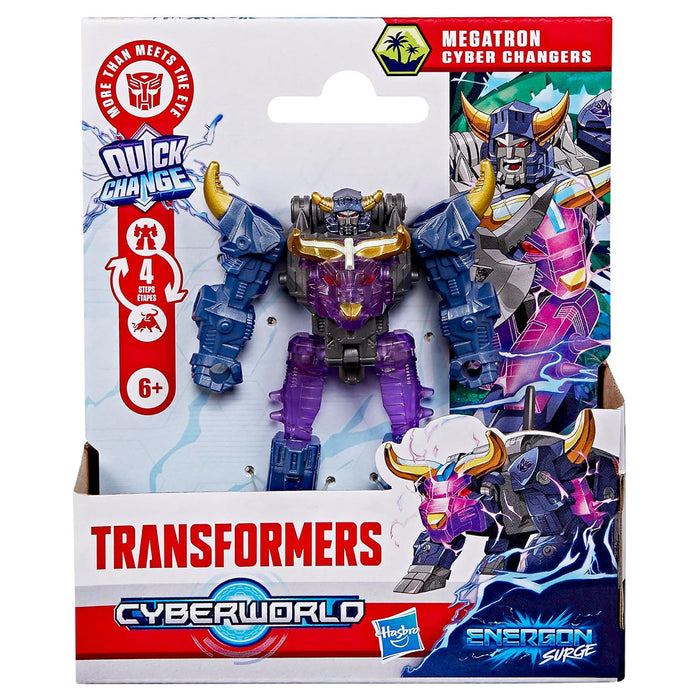 Transformers Cyberworld Megatron Cyber Changers Energon Surge Action Figure