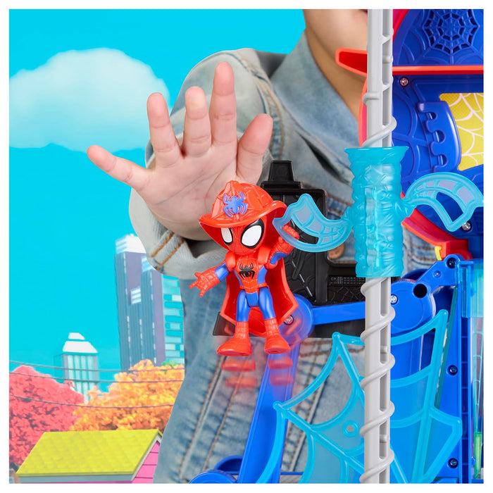 Marvel Spidey and his Amazing Friends Rescue Web-Quarters Playset