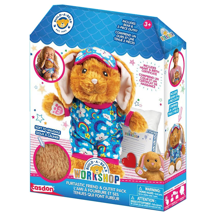 Toy Build-a-Bear Workshop Furtastic Friend & Outfit Pack - Rabbit