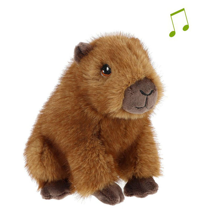 Keeleco Capybara with Sound 15cm Soft Toy