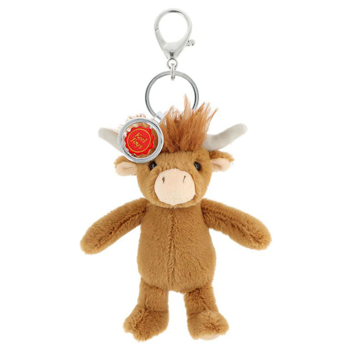 Keeleco Enchanted World Highland Cow 14cm Plush Bag Charm