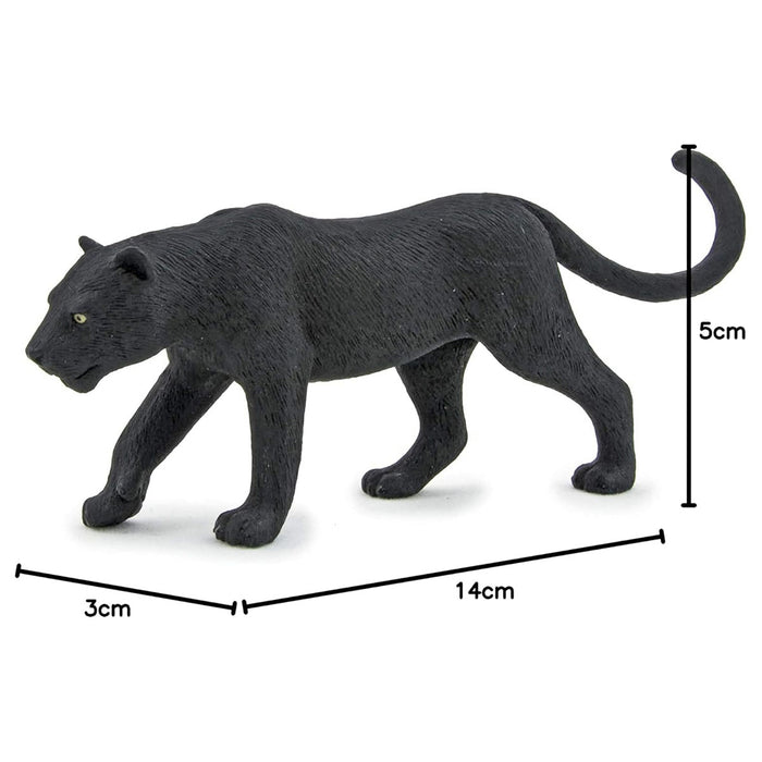 Mojo Fun Wildlife Black Panther Figure