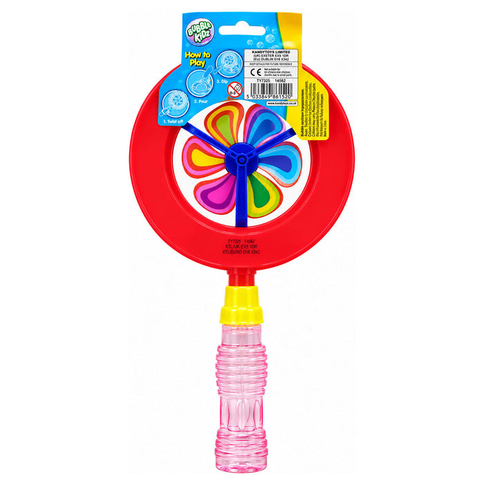 Bubble Kidz Bubble Windmill 2-in-1 Bubble Wand (styles vary)