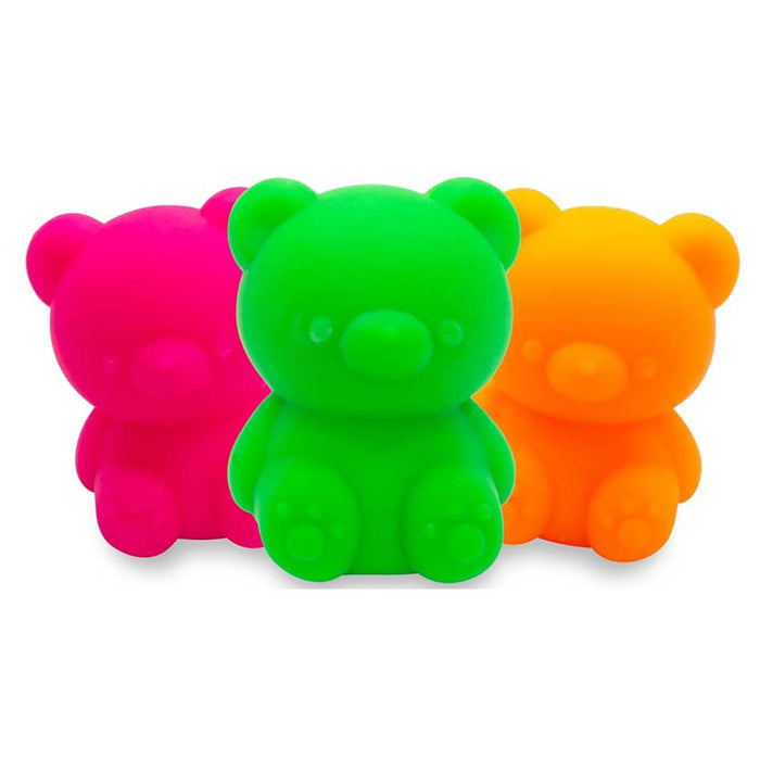 Scrunchems Fruity Neon Squish Bear Fidget Toy (styles vary)